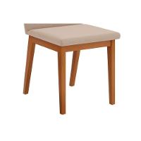 Cadeira Sala De Jantar Sofia Madeira Kit 2 Un Ipe-linho Bege - Dj Móveis - 7