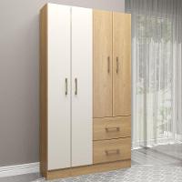 Guarda-roupa Solteiro 93x172cm Mdp 8004 Menu Móveis Carvalho - 1