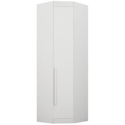 Guarda Roupa Modulado Individual Oblíquo Orion Branco 1 Porta Leifer Móveis