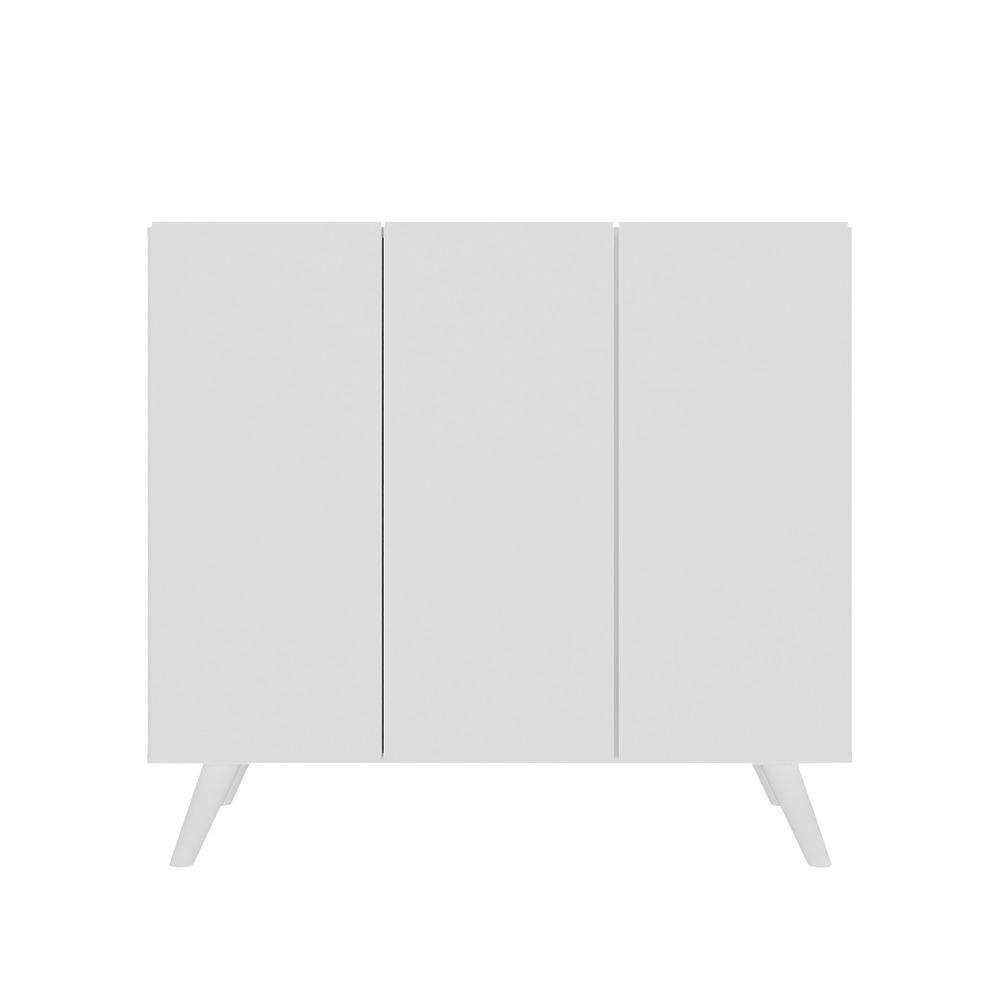 Armário Lavanderia Retrô Com 3 Portas Mp5033 Branco - 10