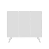 Armário Lavanderia Retrô Com 3 Portas Mp5033 Branco - 5