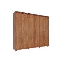Guarda Roupa 6 Portas E 5 Gavetas C- 1 Espelho Interno Aurora Cinamomo - Panan - 1