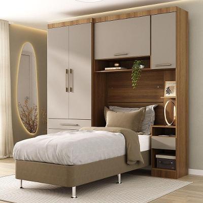 Quarto 4 Portas 5 Gavetas Cab St Paris Master Luciane Móveis Avelã Pf/cinammon Pf