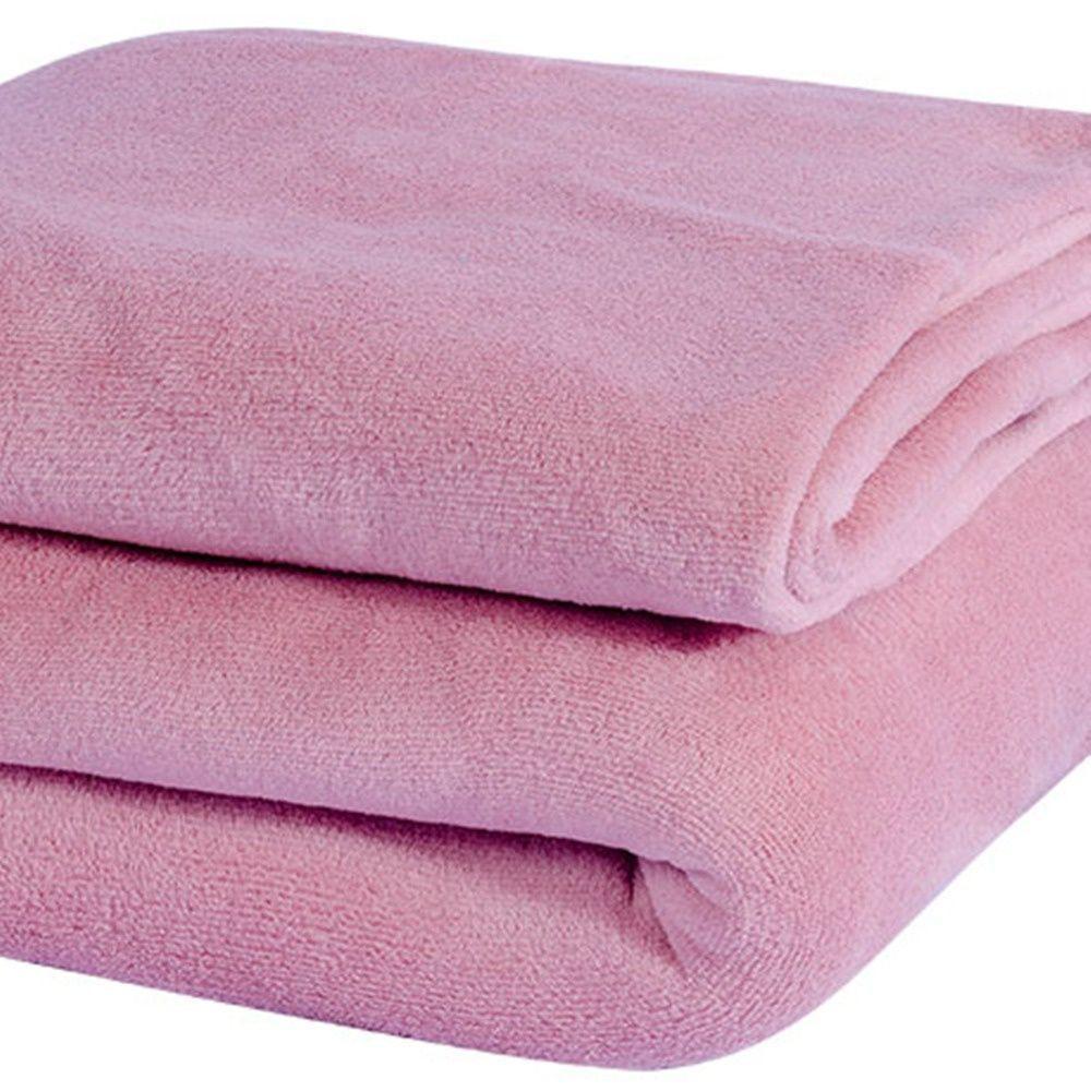 Manta Soft Queen 1 Peça Fleece To Decorando 100% Poliéster - Rose - 3