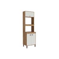 Paneleiro De Cozinha Torino C- 3 Portas 63cm Mel-off White - Movelbento - 1