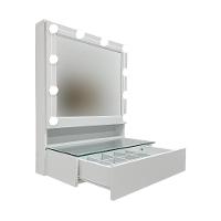 Penteadeira Suspensa Ditalia 1 Gav + Kit Luz Pe-130 Branco - 2