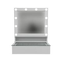 Penteadeira Suspensa Ditalia 1 Gav + Kit Luz Pe-130 Branco - 7