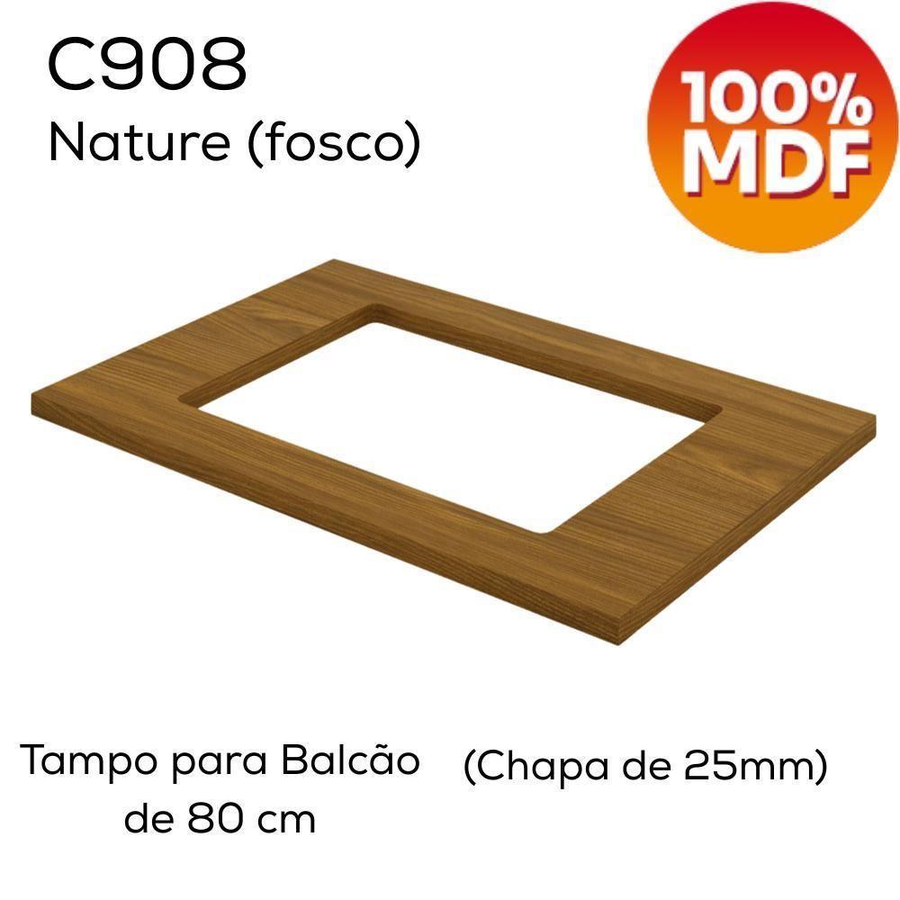 Tampo Para Balcao Cooktop 80 Cm C908 Americana Nature Henn Nature - 4