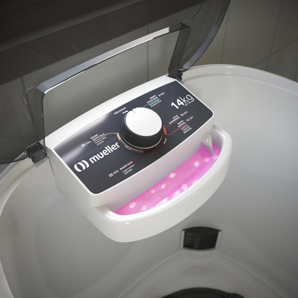 Tanquinho Mueller 14kg Semiautomática Branco Mlt14b 127v - 9