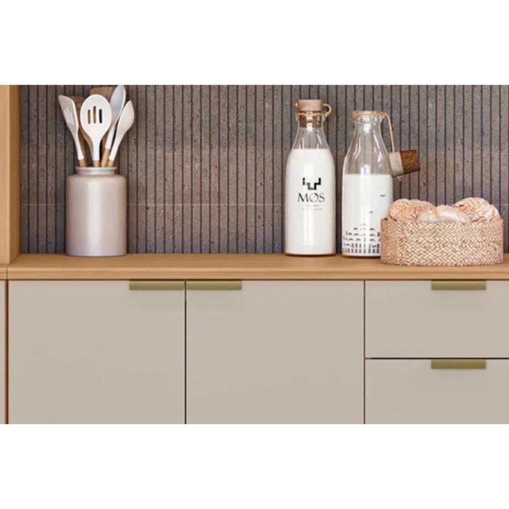 Tampo P- Balcão Cozinha Selene 120cm Jequitiba-off White Fosco - Linea Brasil - 2