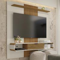 Painel Suspenso Tv 60 Pol 150 Cm Leme Cinamomo Off White Bechara Cinamomo Off White - 2