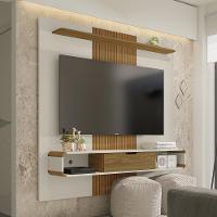 Painel Suspenso Tv 60 Pol 150 Cm Leme Cinamomo Off White Bechara Cinamomo Off White - 6
