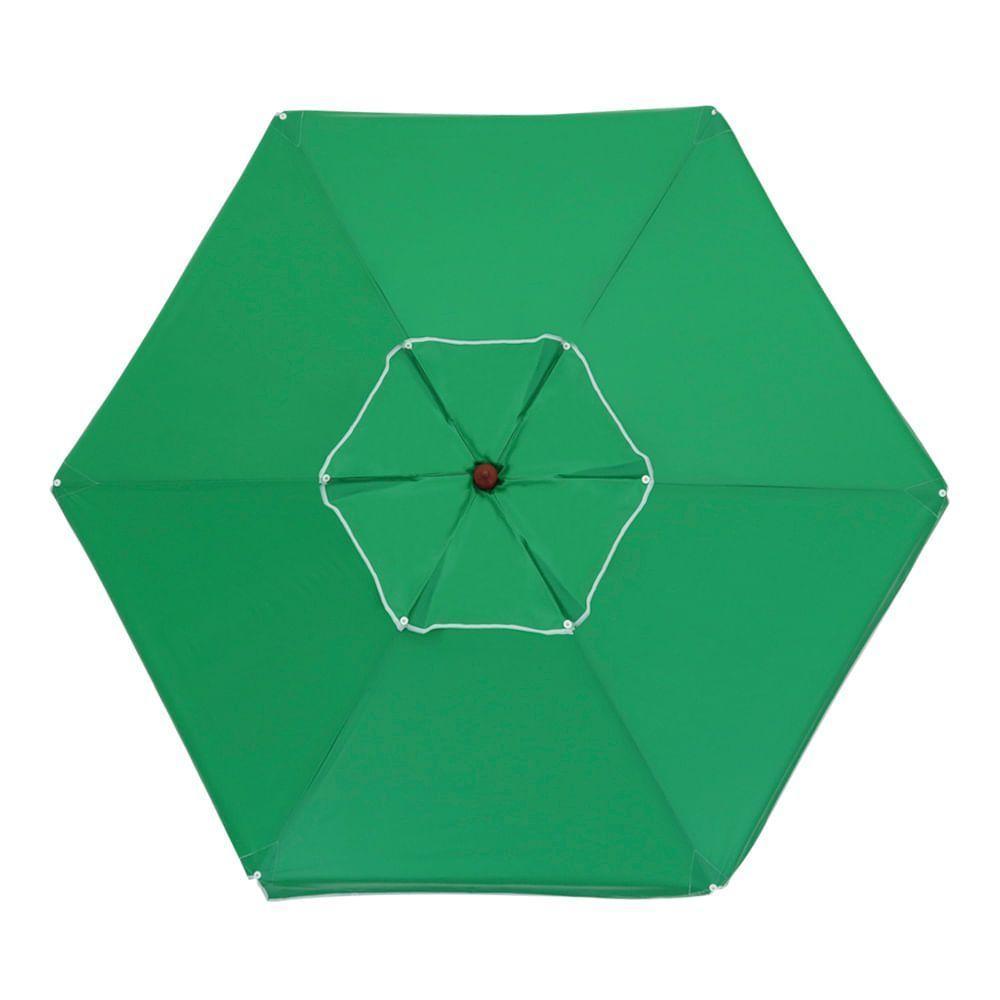 Ombrellone Xangri-lá Bagum Madeira 2,40 M Verde - 5