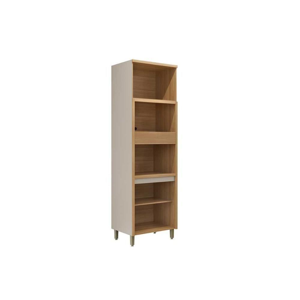 Paneleiro De Cozinha Allure C- 5 Portas E 2 Nichos P- Fornos 70cm Jequitiba-gris Fosco - Linea Brasil - 3