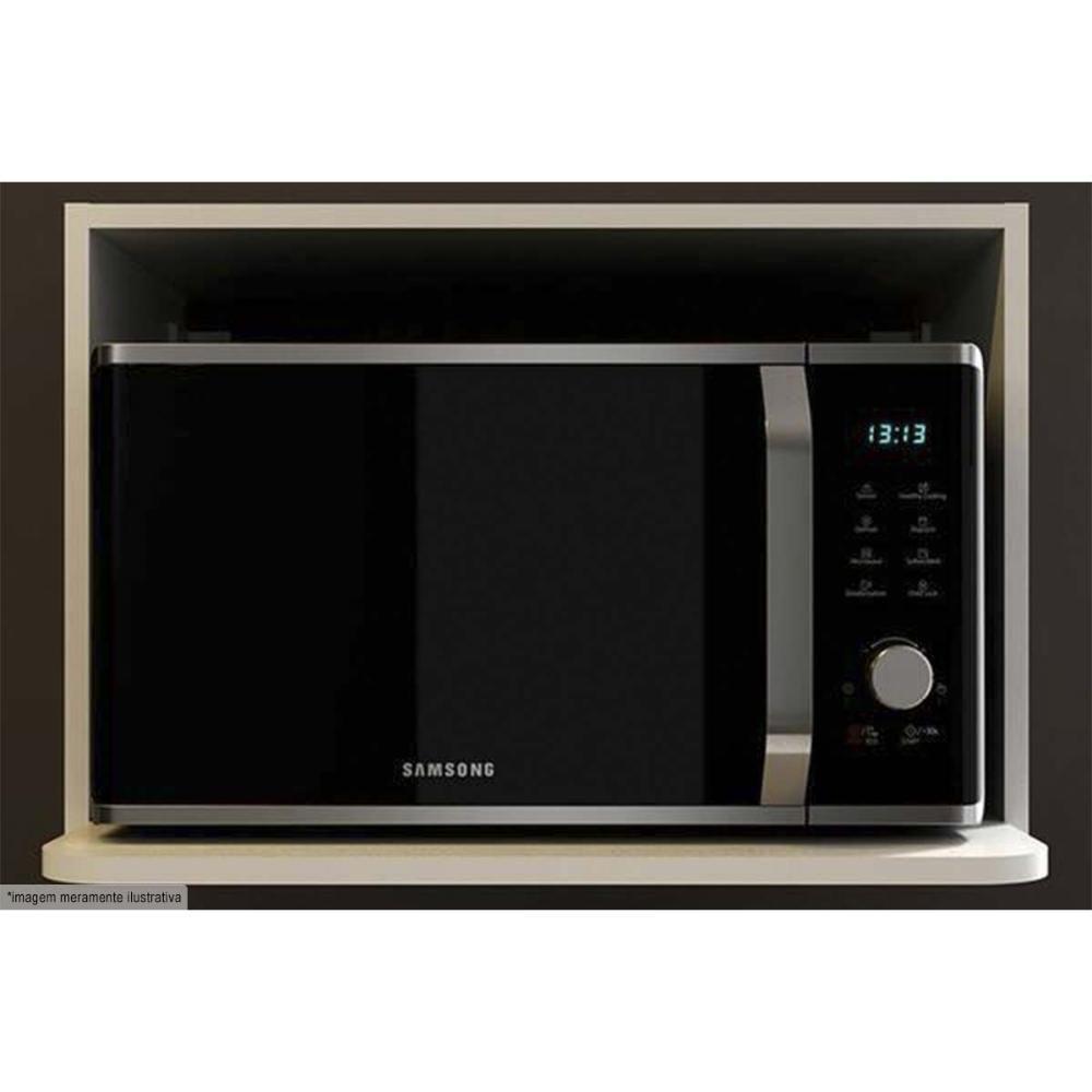 Nicho De Cozinha Modulado Cz-3319 Suporte P- Microondas Branco - Tecno Mobili - 6
