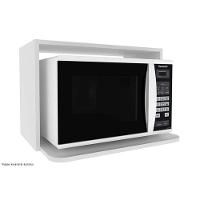 Nicho De Cozinha Modulado Cz-3319 Suporte P- Microondas Branco - Tecno Mobili