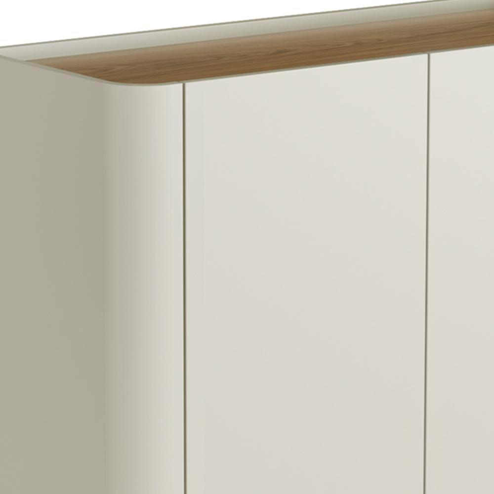 Buffet Para Sala De Jantar 2 Portas 1 Gaveta Pés Industrial Dourado Naim I03 Luna Louro - Lyam - 9