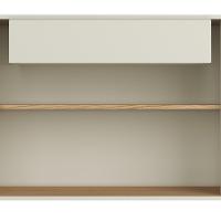 Buffet Para Sala De Jantar 2 Portas 1 Gaveta Pés Industrial Dourado Naim I03 Luna Louro - Lyam - 7