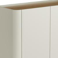 Buffet Para Sala De Jantar 2 Portas 1 Gaveta Pés Industrial Dourado Naim I03 Luna Louro - Lyam - 9