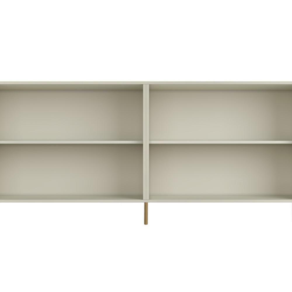 Buffet Sala De Jantar 4 Portas Brise 1 Gaveta Pés Industrial Dourado Naim I03 Luna - Lyam - 7