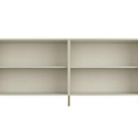 Buffet Sala De Jantar 4 Portas Brise 1 Gaveta Pés Industrial Dourado Naim I03 Luna - Lyam - 7