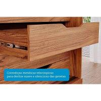 Guarda Roupa 2 Portas De Correr (1 C- Espelho) E 3 Gavetas C- Pés Liz Cinamomo - Panan