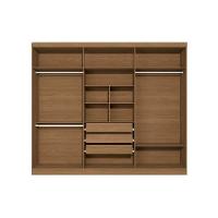 Guarda Roupa Casal 6 Portas E 3 Gavetas T580 Canela-off White - Kappesberg - 6