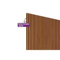 Painel P- Lavabo Até 90 Pol Modular 2.6 Ripado 258x250cm Nature Fosco - Linea Brasil