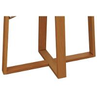 Base De Mesa P- Cozinha Elma Premium Madeira Maciça C- Tampo Madeirado 170x90cm Carvalho-canela - Kappesberg - 6