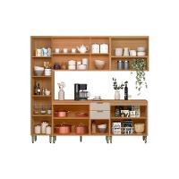 Cozinha Completa Selene 5 Peças (2balcões+2aéreos+1paneleiro) Cp24 Jequitiba-off White Fosco - Linea Brasil - 3