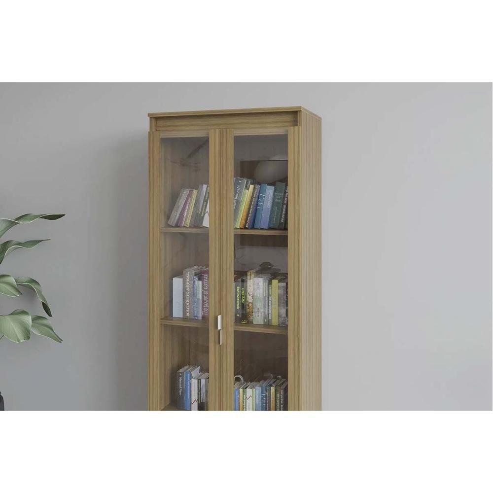 Cristaleira Sala Jantar Me-4189 C- 2 Portas De Vidro E 3 Prateleiras Branco - Tecno Mobili - 8