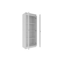 Cristaleira Sala Jantar Me-4189 C- 2 Portas De Vidro E 3 Prateleiras Branco - Tecno Mobili - 3
