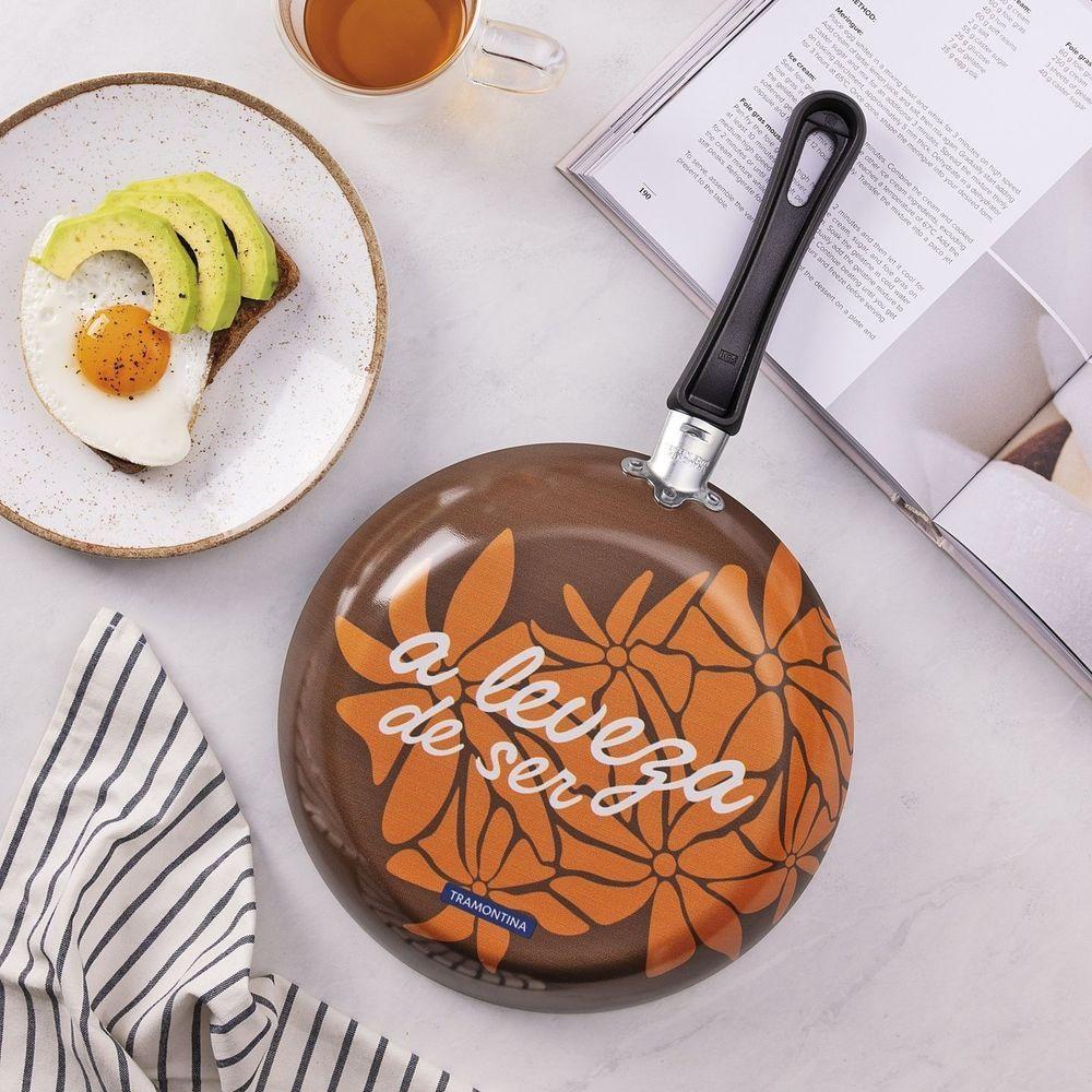 Frigideira 24 Cm 1,2l Tramontina Alumínio Antiaderente Starflon Max E Externo Siliconado Estampado Tramontina - 2