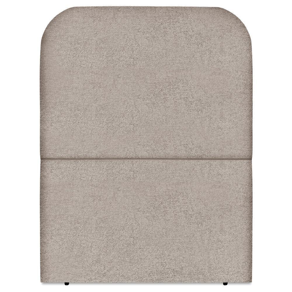 Cabeceira Solteiro 90 Cm Com Frame Alana Boucle Bege Escuro Artte - 6