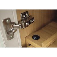 Cristaleira De Cozinha Allure Adega Vinhos C- 4ptas Vidro 5 Prat 2gavs E Leads 140cm Jequitiba-gris Fosco - Linea Brasil - 8