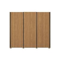 Guarda Roupa Casal 3 Portas De Correr E 4 Gavetas C- Pés Cb03t582 Canela - Kappesberg - 2