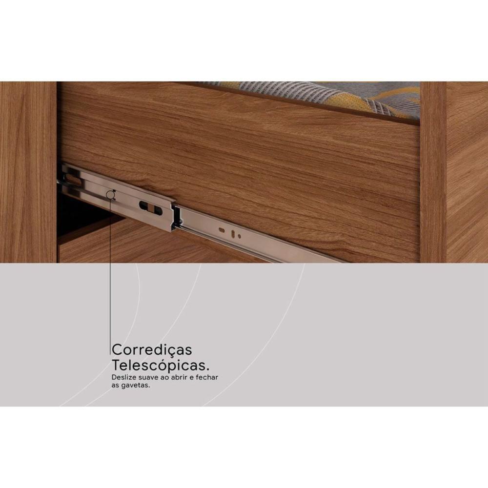 Guarda Roupa Casal 6 Portas (2 C- Espelho) E 4 Gavetas C- Pés Giardino Amendola-nude Prime Tx - Demóbile - 6