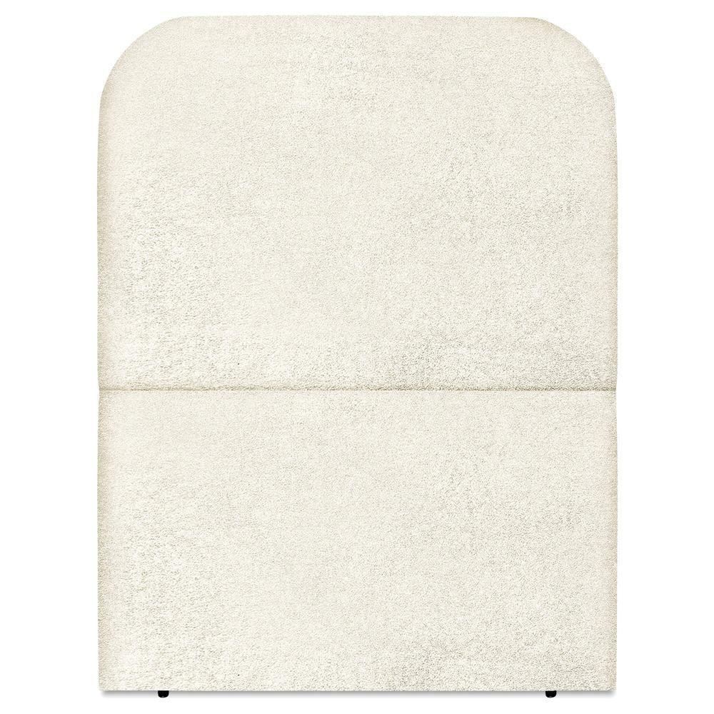 Cabeceira Solteiro 90 Cm Com Frame Alana Boucle Bege Artte - 6