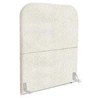 Cabeceira Solteiro 90 Cm Com Frame Alana Boucle Bege Artte - 1