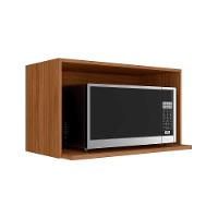 Nicho P- Cozinha Proença Suporte P- Microondas 80cm Nogueira Touch - Demóbile - 1