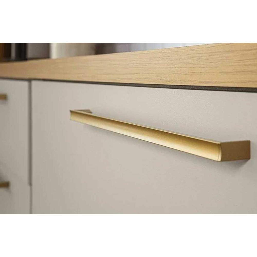 Gabinete De Cozinha Modulado C- Tampo Atena C- 1 Porta E 3 Gavetas 120cm Jequitiba-off White Fosco - Linea Brasil - 6