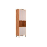 Paneleiro De Cozinha Brilhante Torre Quente C- 4 Portas E 1 Nicho P- Forno 70cm Cinamomo-off White - Mgm - 1