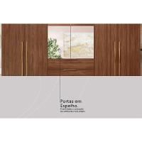 Guarda Roupa Casal 6 Portas (2 C- Espelho) E 4 Gavetas Giardino Amendola-nude Prime Tx - Demóbile - 7