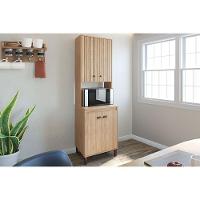 Paneleiro De Cozinha Modulado Torino C- 4 Portas 63cm Mel - Movelbento - 1