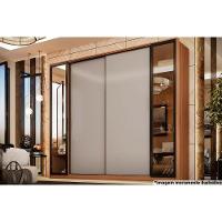 Guarda Roupa Casal 4.4 Laredo Flex Nogueira-nogueira Ou Nude - Demóbile - 1