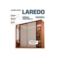 Guarda Roupa Casal 4.4 Laredo Flex Nogueira-nogueira Ou Nude - Demóbile