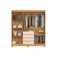 Guarda Roupa Casal 6 Portas (2 C- Espelho) E 4 Gavetas ópera Nogueira Touch - Demóbile - 3