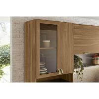 Kit De Cozinha Compacta Alba C- 6 Portas E 1 Nicho 250cm Amendola-grafito Prime Tx - Demóbile - 8