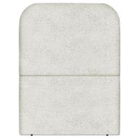 Cabeceira Solteiro 90 Cm Com Frame Alana Boucle Cinza Claro Artte - 6