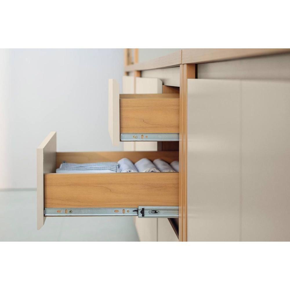 Cozinha Modulada Completa Allure 5 Peças (2aéreos+2balcões+1torrequente) Cp12 Jequitiba-gris Fosco - Linea Brasil - 7